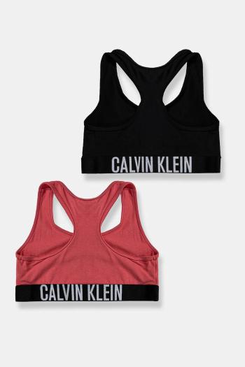 Detská športová podprsenka Calvin Klein Underwear 2-pak ružová farba, G80G800744