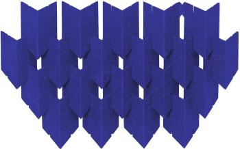 Mega Acoustic DART-PET 12 Pieces Navy Blue Absorpčný penový panel