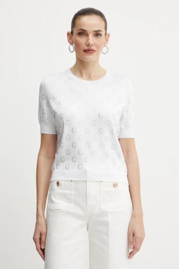 Tričko Guess JASMINE dámske, biela farba, W5GR05 Z3D60