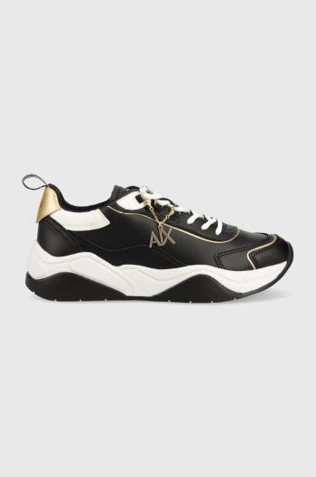 Kožené tenisky Armani Exchange čierna farba, XDX104 XV580 S038