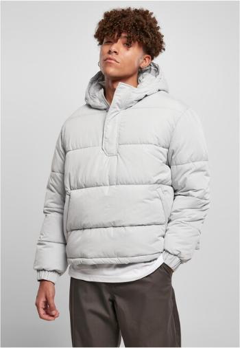 Urban Classics Hooded Cropped Pull Over Jacket lightasphalt - XL
