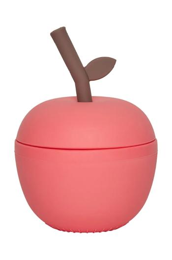 Pohár s vekom OYOY Apple Cup 120 ml