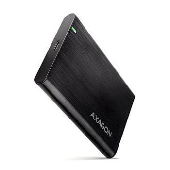 AXAGON EE25-A6C, screwless RAW alu box 2,5 HDD/SSD, SuperSpeed USB-C 5 Gbps