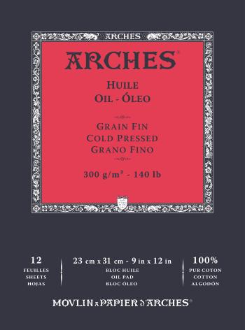 Arches Oil Cold Pressed Skicár 23 x 31 cm 300 g