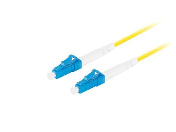 LANBERG optický patch cord SM LC/UPC-LC/UPC simplex 10m LSZH G657A1 priemer 3mm, farba žltá