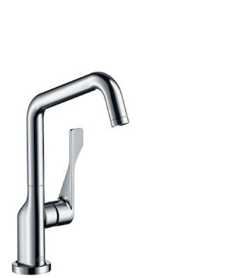 Drezová batéria Hansgrohe Axor Citterio s otočným ramienkom vzhľad nerezu 39850800