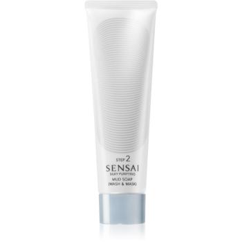 Sensai Silky Purifying Mud Soap (Wash & Mask) mydlo a maska 2 v 1 125 ml