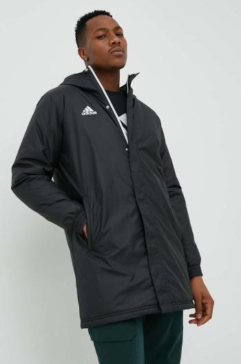 Bunda adidas Performance SS23-KUM06J pánska, čierna farba, prechodná, IB6076