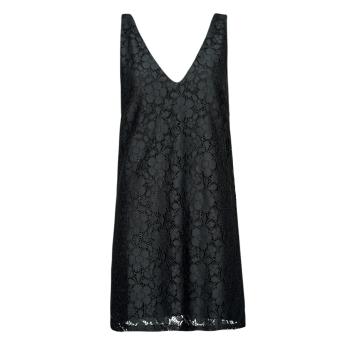 Desigual  VEST_LACE  Krátke šaty Čierna