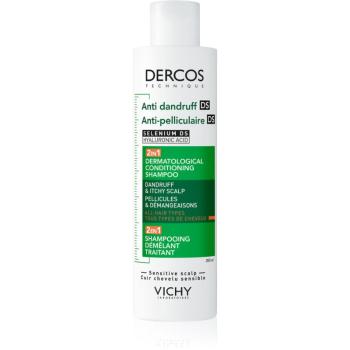 Vichy Dercos Anti-Dandruff šampón a kondicionér 2 v1 proti lupinám 200 ml