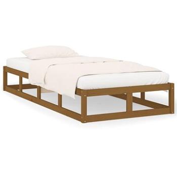Rám postele medovo hnedý 100 × 200 cm masívne drevo, 820789