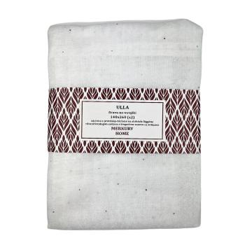 Függöny ráncolószalagon Ulla poliészter fehér 140x260 Merkury Home II/22