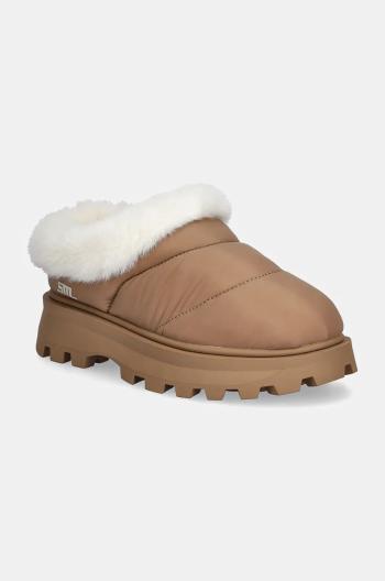 Papuče Steve Madden Fireplace hnedá farba, SM11003422