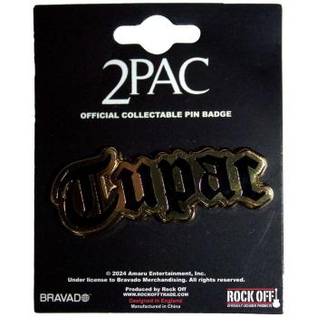 2Pac Logo Gold