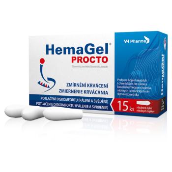 HEMAGEL PROCTO Rektálny čapík 15 kusov