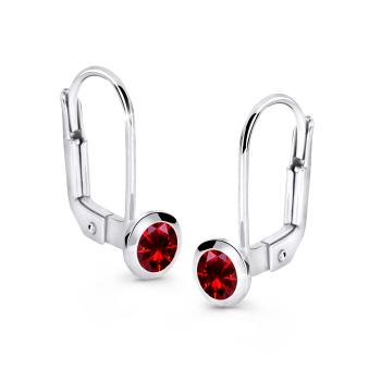 Cutie Diamonds Pôvabné visiace náušnice z bieleho zlata s rubínmi DZ8003-55-RU-X-2