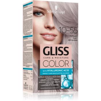 Schwarzkopf Gliss Color permanentná farba na vlasy odtieň 10-55 Ash Blond 1 ks