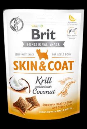 BRIT Dog Functional Snack Skin and Coat Krill 150 g