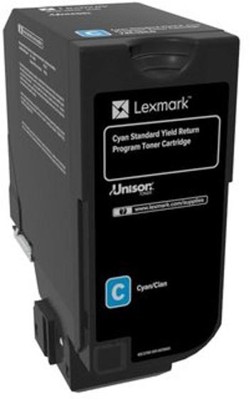 Toner LEXMARK 74C2SC0 cián