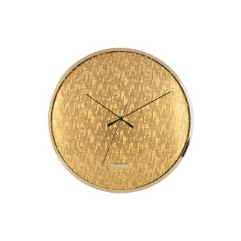 Dizajnové nástenné hodiny Karlsson 6005GD zlaté,priemer 40 cm