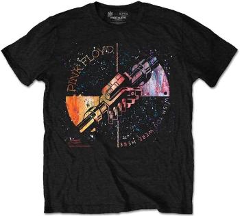 Pink Floyd Tričko Machine Greeting Orange Unisex Black M