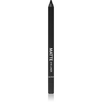 Gosh Matte ceruzka na oči s matným efektom odtieň 002 Black 1.2 g
