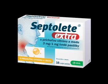 SEPTOLETE extra citrón a med 16 pastiliek