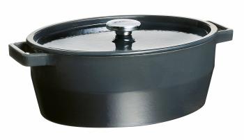 LIATINOVÝ KASTRÓL S POKRIEVKOU PYREX 6L, 33X25CM, SIVÝ
