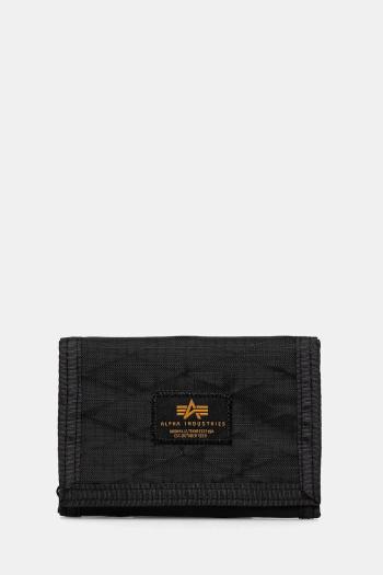 Peňaženka Alpha Industries Combat Label Wallet čierna farba, 156951