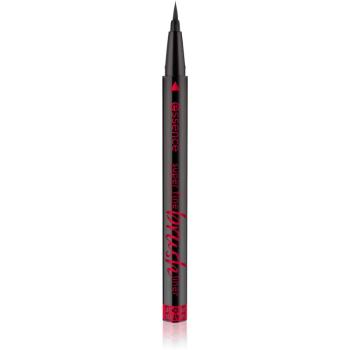 Essence Super Fine Brush Liner linka na oči vo fixke odtieň Black 0,7 g