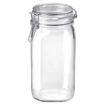 Zavařovací sklenice s clip uzávěrem FIDO, 1,5 l, 1,5 l