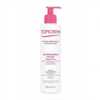 Topicrem Čistiace pleťové mlieko pre citlivú a suchú pleť (Gentle Cleansing Milk) 200 ml