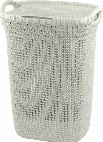CURVER Kôš na špinavú bielizeň KNIT 57l | krémová