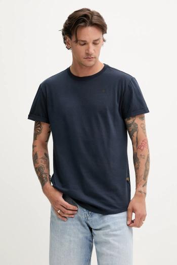 Bavlnené tričko G-Star Raw pánske, biela farba, jednofarebná, D16396-B353