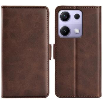 SIDE Peňaženkové puzdro pre Xiaomi Redmi Note 14S tmavohnedé