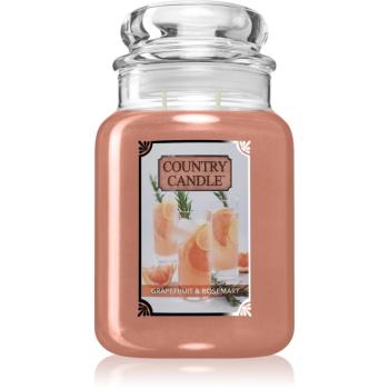 Country Candle Grapefruit & Rosemary vonná sviečka 680 g