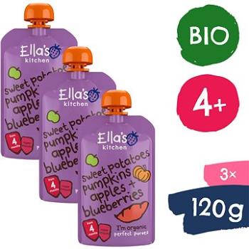 Ellas Kitchen BIO Batáty, dyňa a jablko (3× 120 g) (8594200262662)