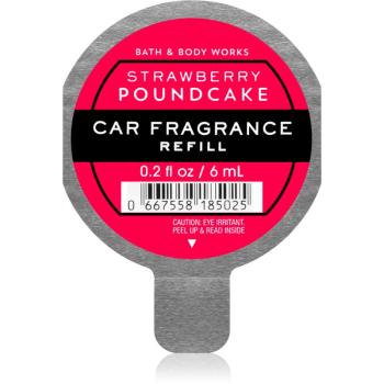 Bath & Body Works Strawberry Pound Cake vôňa do auta náhradná náplň 6 ml