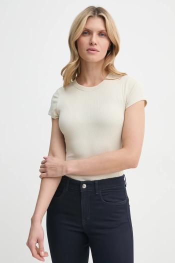 Tričko Filippa K dámske, béžová farba, 28500