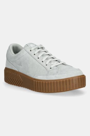 Semišové tenisky Sorel ONA AVE LOW SNEAKER tyrkysová farba, 2150951335