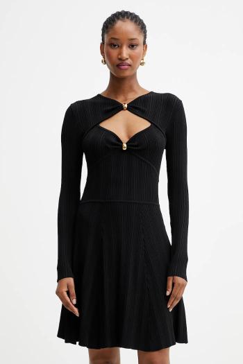 Šaty Marciano Guess KATHLEEN čierna farba, mini, áčkový strih, 5YGK16 5875Z