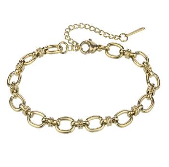 Marc Malone Pozlátený retiazkový náramok Elisa Gold Bracelet MCB24012G