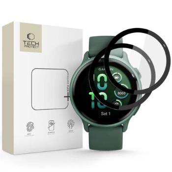Tech-Protect Glass Flex 2x ochranné sklo na Garmin Vivoactive 6, čierne