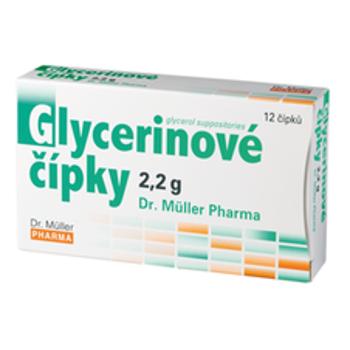 Dr.Müller Glycerinové čípky 2,2 g 12 ks