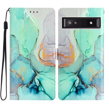 ART Peňaženkový kryt pre Google Pixel 9a GREEN MARBLE