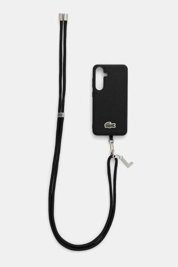 Puzdro na mobil Lacoste Samsung Galaxy S25 čierna farba, LCHMBCS25SPVCK