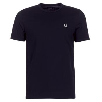 Fred Perry  RINGER T-SHIRT  Polokošele s krátkym rukávom Námornícka modrá