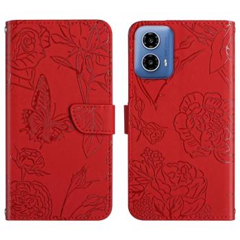 ART BLOSSOM Peňaženkový obal pre Motorola Moto G35 5G červený