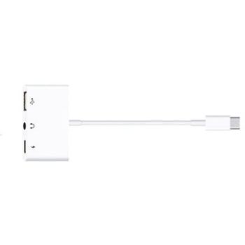 COTEetCI adaptér 3 v 1 USB-C na Jack 3,5 mm, USB-C a USB-A (33015)