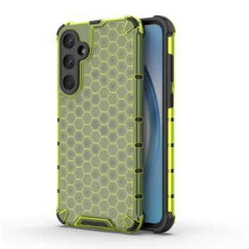 HONEYCOMB Ochranný kryt Samsung Galaxy A55 5G zelený